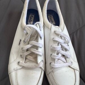 Keds White and Blue Women's Sneakers